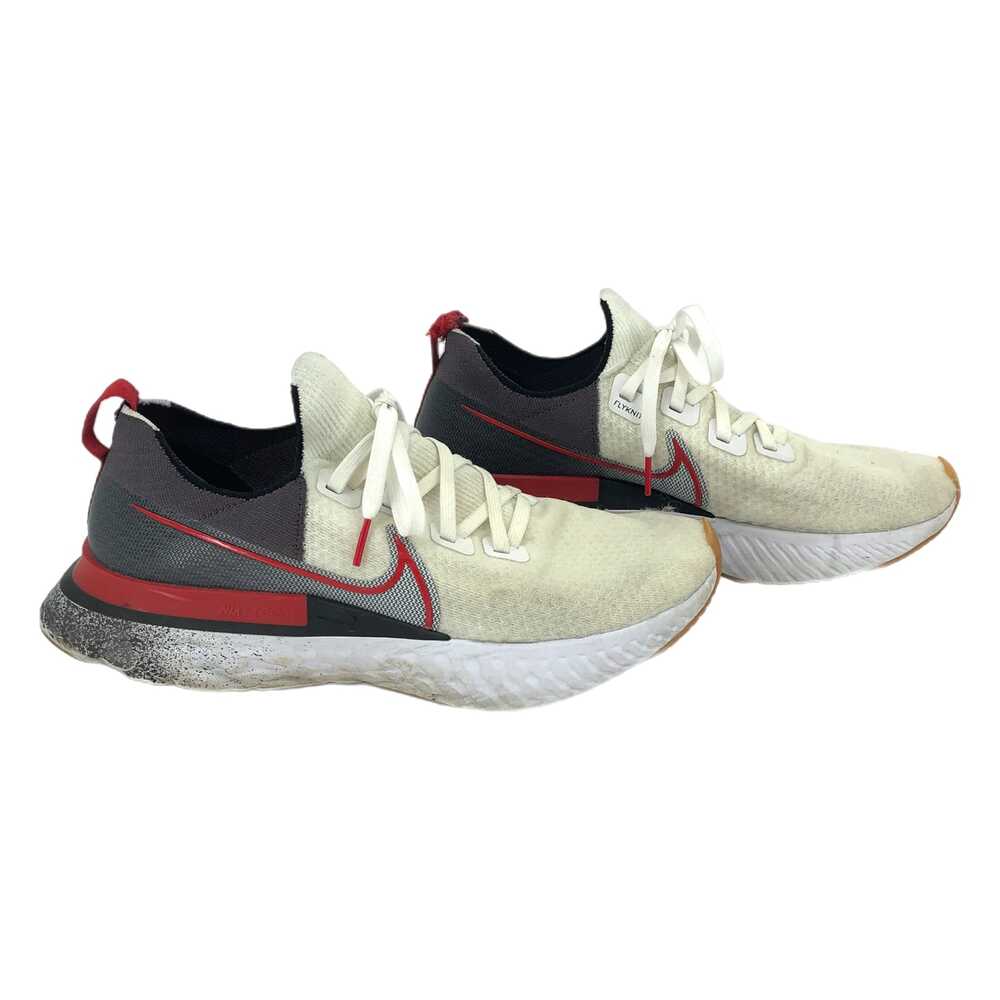 Nike Cream & Gray React Infinity Athletic Shoes | Good Condition